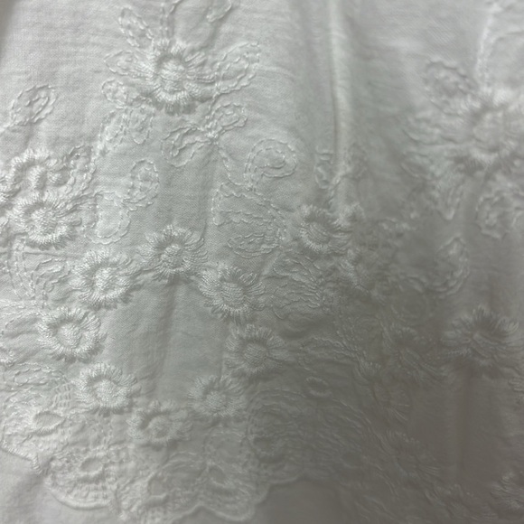 Roper white cotton spaghetti strap dress Sz M side zipper, adjustable straps NWT - Picture 7 of 10